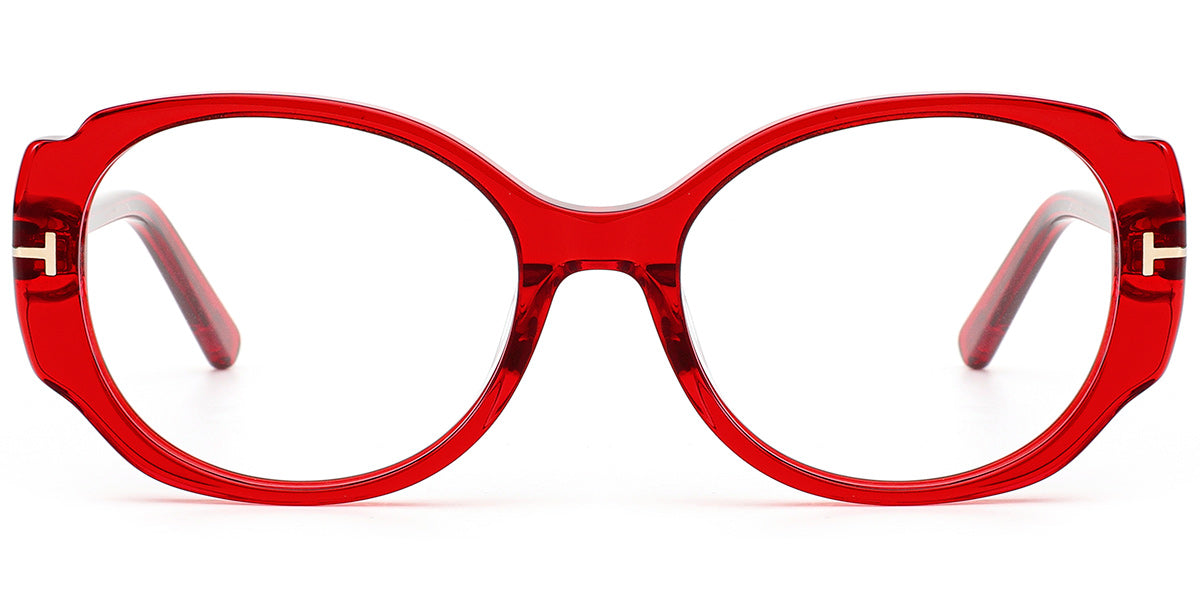 Kasama – Translucent-Red Glasses
