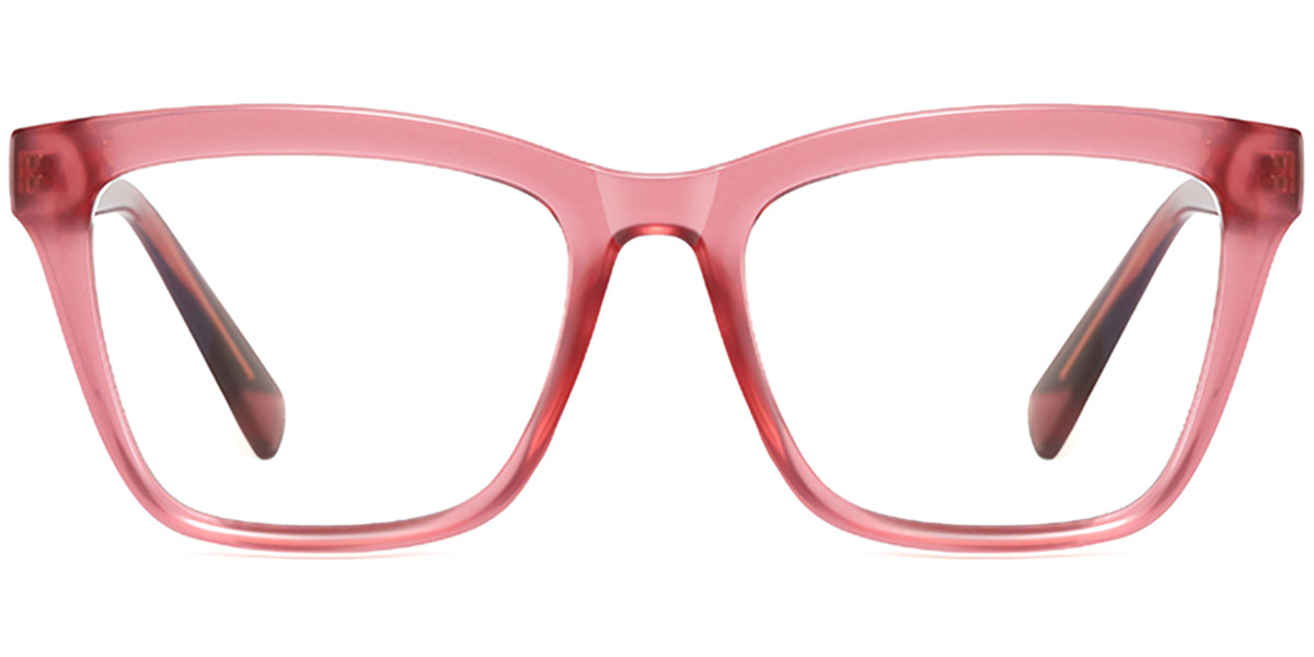 Elvas – Translucent-Red Glasses