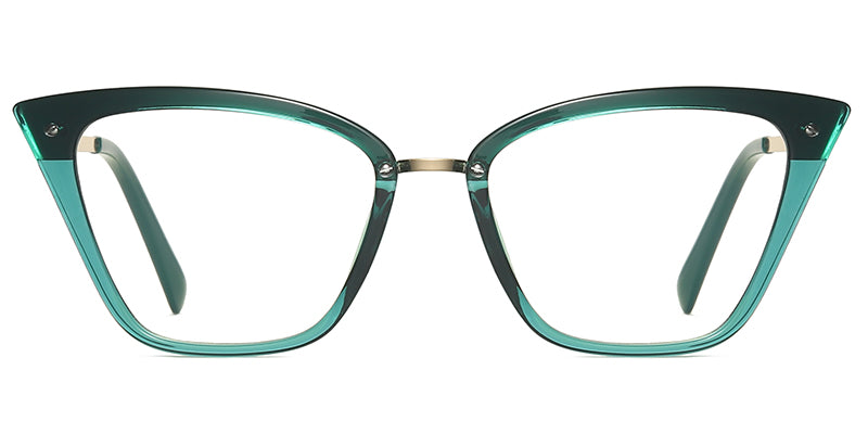 Chicago – Translucent-Green Glasses