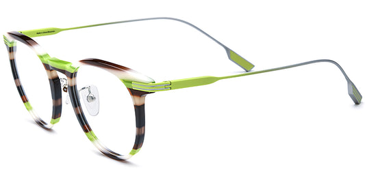 Ivalo – Pattern-Green Glasses