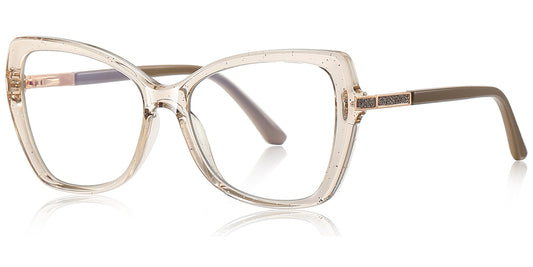 Fira – Glitter-Brown Glasses