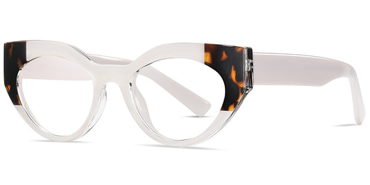 Asmara – Pattern-White Glasses