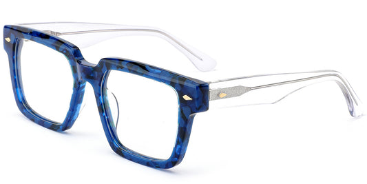 Livingstone – Pattern-Blue Glasses