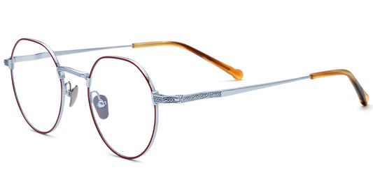 Cambridge – Silver-Red Glasses
