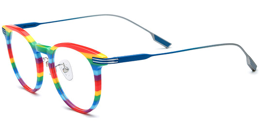 Ivalo – Pattern-Blue Glasses