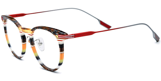 Ivalo – Pattern-Red Glasses