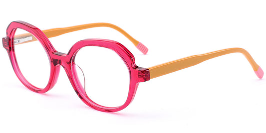 Osaka – Translucent-Pink Glasses