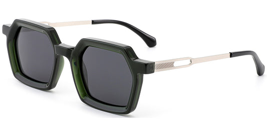 Berkeley – Translucent-Green Sunglasses