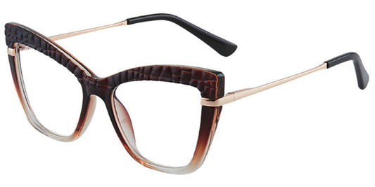 Zaria – Translucent-Brown Glasses