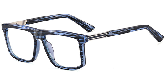 Austin – Pattern-Blue Glasses
