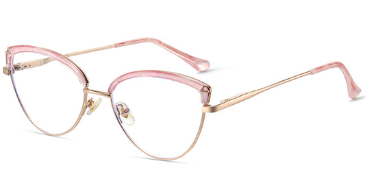 Olympia – Pattern-Pink Glasses