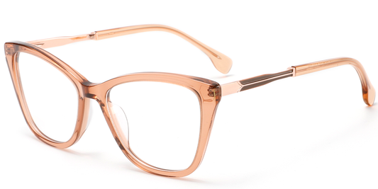 Victoria – Translucent-Brown Glasses