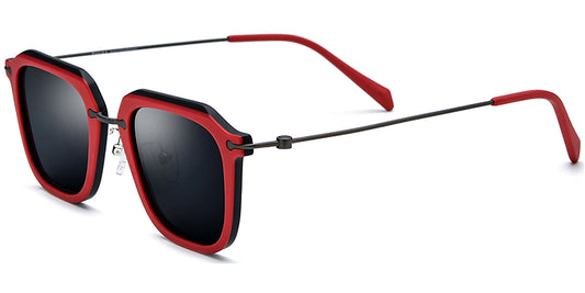 Dijon – Pattern-Red Sunglasses