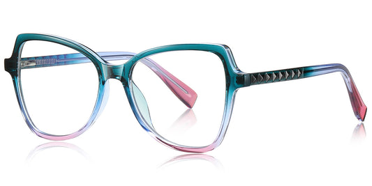 Evora – Gradient Green Glasses