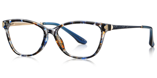 Ravenna – Pattern-Blue Glasses