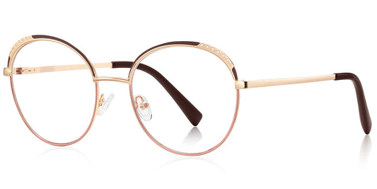 Rosario – Pattern-Brown Glasses