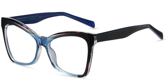 Kemi – Pattern-Blue Glasses