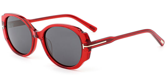 Kasama – Translucent-Red Sunglasses