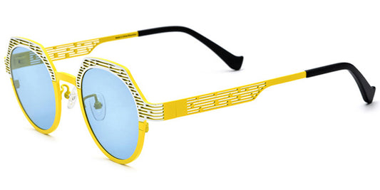 Topeka – Pattern-Yellow Sunglasses