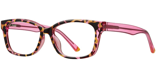 Adelaide – Pattern-Pink Glasses