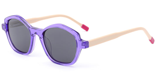 Lisse – Translucent-Purple Sunglasses