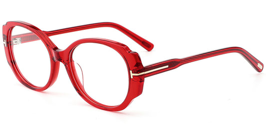 Kasama – Translucent-Red Glasses