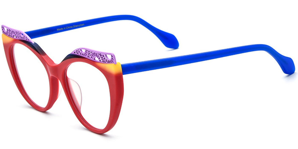 Destin – Pattern-Red Glasses