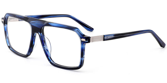 Avarua – Pattern-Blue Glasses