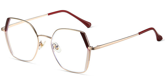 Geneva – Pattern-Red Glasses