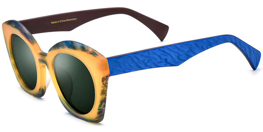 Sequim – Pattern-Yellow Sunglasses