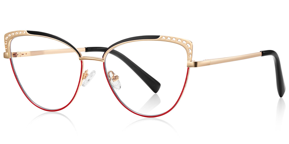 Sofia – Pattern-Black Glasses
