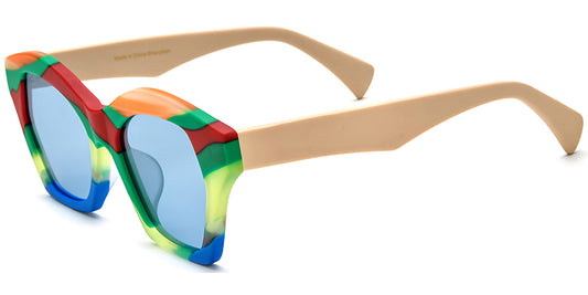 Abisko – Pattern-Green Sunglasses