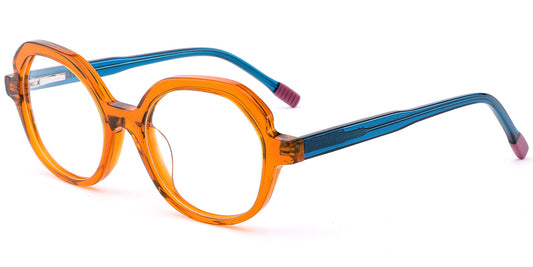 Osaka – Translucent-Orange Glasses