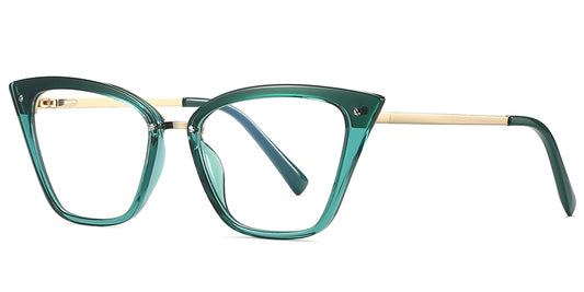 Chicago – Translucent-Green Glasses