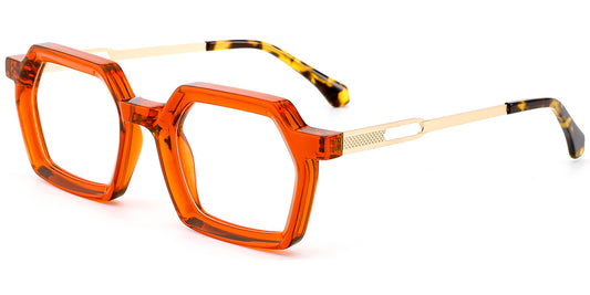 Berkeley – Translucent-Orange Glasses
