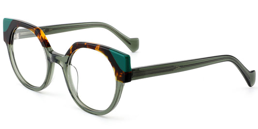 Minsk – Pattern-Green Glasses