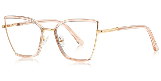 Verona – Translucent-Pink Glasses