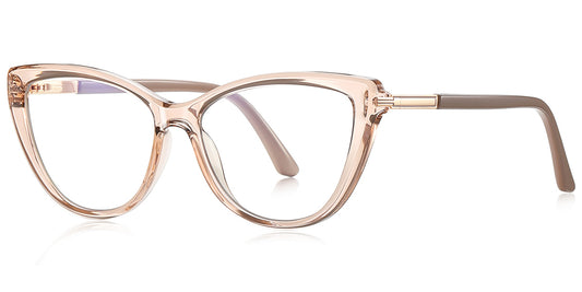 Clare – Translucent-Pink Glasses