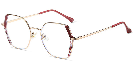 Geneva – Pattern-Purple Glasses