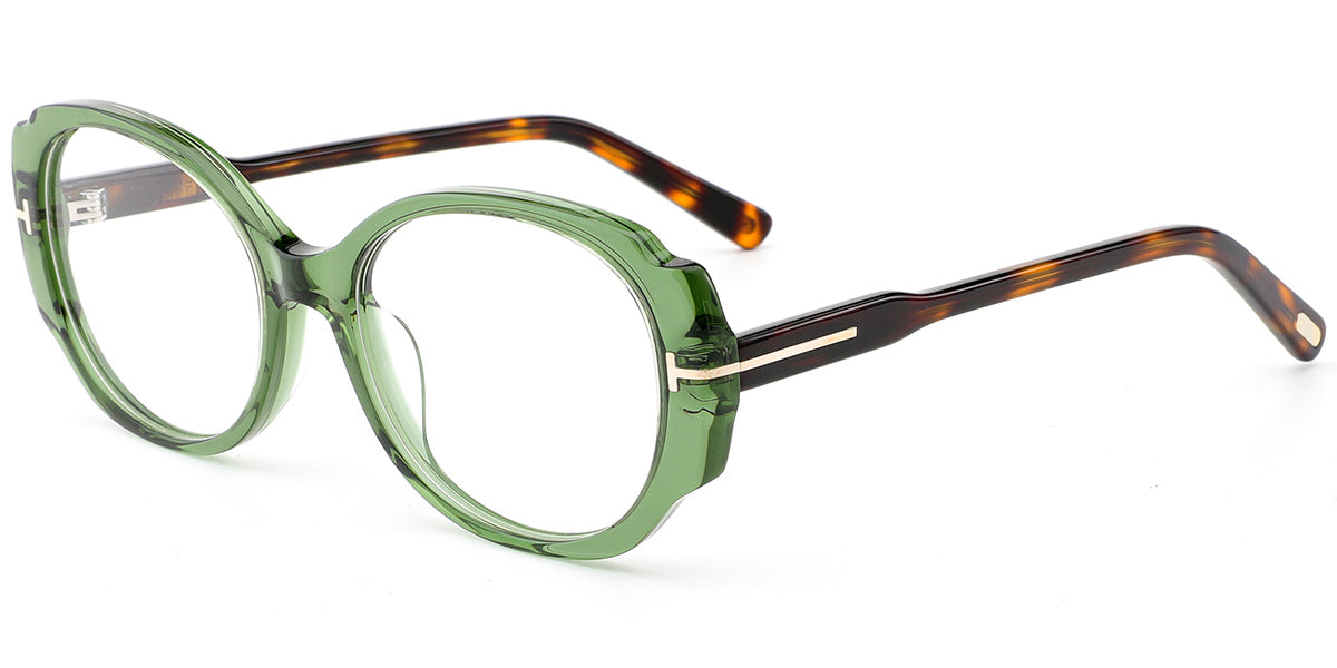 Kasama – Translucent-Green Glasses