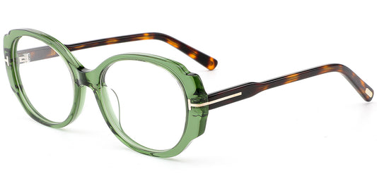 Kasama – Translucent-Green Glasses