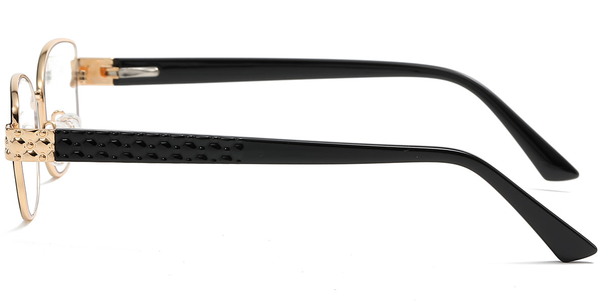 Alexandria – Black-Gold Glasses
