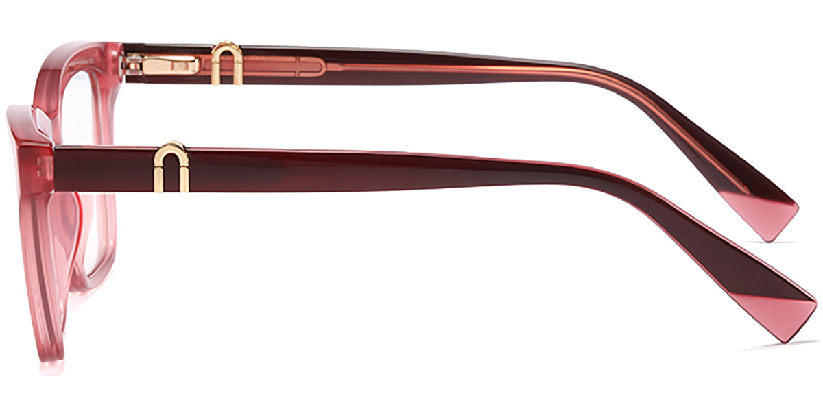 Elvas – Translucent-Red Glasses