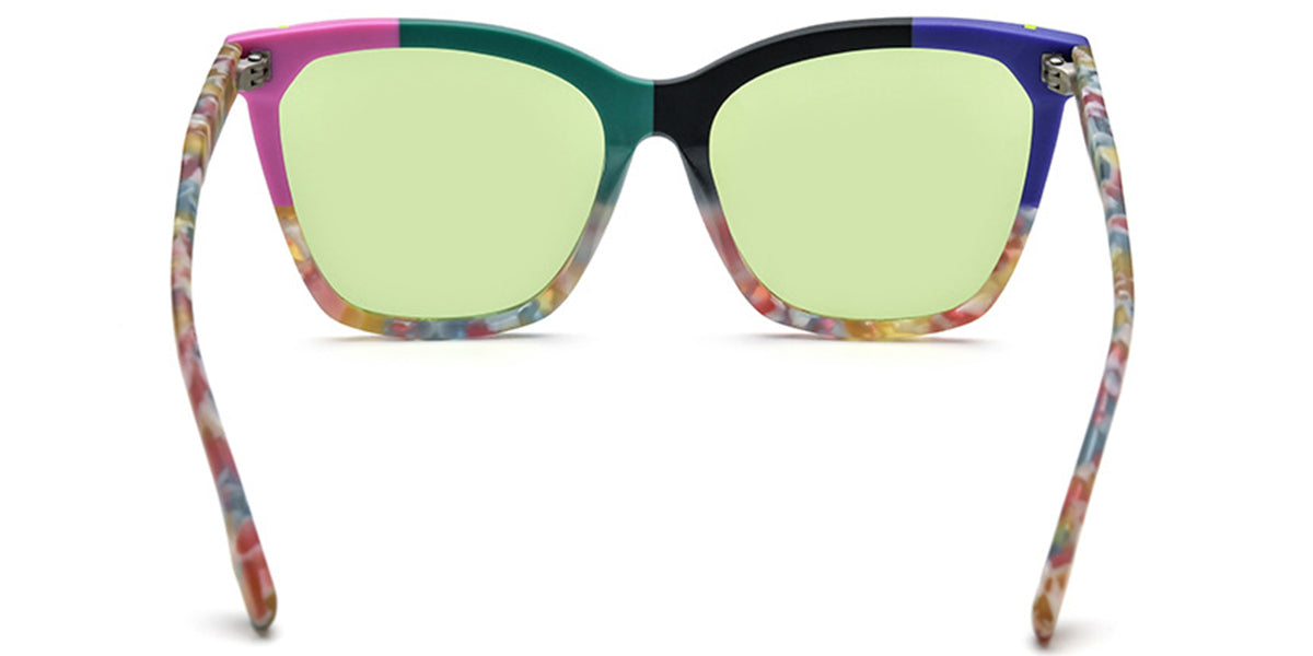 Tena – Pattern-Green Sunglasses