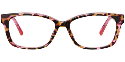 Adelaide – Pattern-Pink Glasses