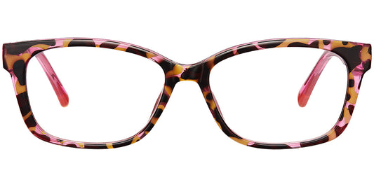 Adelaide – Pattern-Pink Glasses