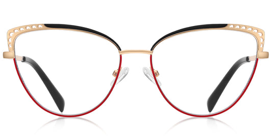 Sofia – Pattern-Black Glasses