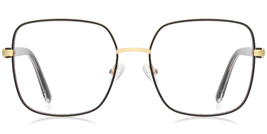 Antigua – Black-Gold Glasses