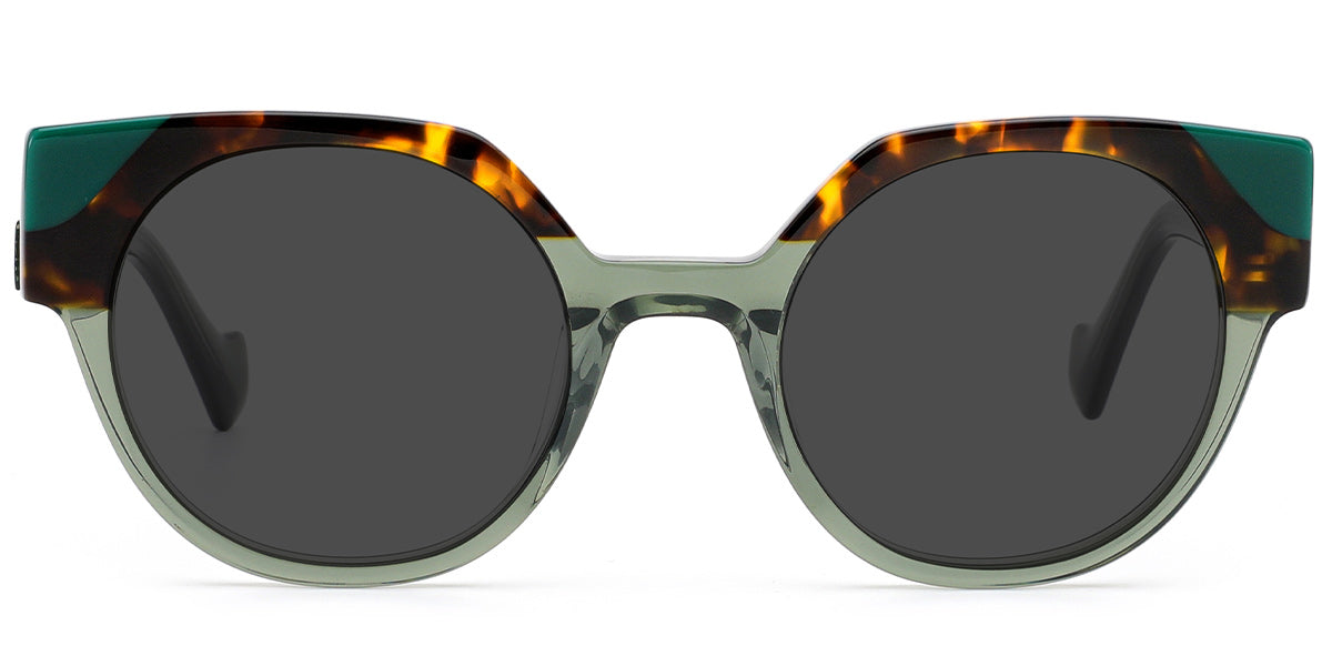 Minsk – Pattern-Green Sunglasses