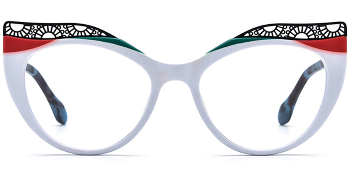 Destin – Pattern-White Glasses